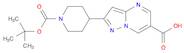 2-(1-tert-Butoxycarbonyl-piperidin-4-yl)-pyrazolo[1,5-a]pyriMidine-6-carboxylic acid