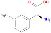 Benzeneacetic acid, α-amino-3-methyl-, (alphaS)- (9CI)