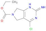 2-AMINO-4-CHLORO-5,7-DIHYDRO-PYRROLO[3,4-D]PYRIMIDINE-6-CARBOXYLIC ACID ETHYL ESTER