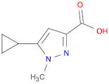 5-Cyclopropyl-1-methyl-1H-pyrazole-3-carboxylic Acid