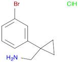 (1-(3-bromophenyl)cyclopropyl)methanamine hydrochloride