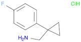 (1-(4-Fluorophenyl)cyclopropyl)methanamine Hydrochloride