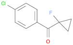 Methanone, (4-chlorophenyl)(1-fluorocyclopropyl)- (9CI)