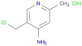 5-chloroMethyl-2-Methyl-pyridine-4-yliaMine HCl