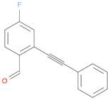 4-fluoro-2-(phenylethynyl)benzaldehyde