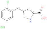 (2S,4R)-4-(2-chlorobenzyl)pyrrolidine-2-carboxylic acid hydrochloride