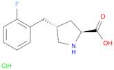 (2S,4R)-4-(2-fluorobenzyl)pyrrolidine-2-carboxylic acid hydrochloride