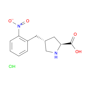 (2S,4R)-4-(2-nitrobenzyl)pyrrolidine-2-carboxylic acid hydrochloride