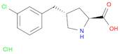 (2S,4R)-4-(3-Chlorobenzyl)pyrrolidine-2-carboxylic acid hydrochloride