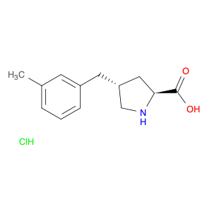 (2S,4R)-4-(3-Methylbenzyl)pyrrolidine-2-carboxylic acid hydrochloride