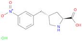 (2S,4R)-4-(3-nitrobenzyl)pyrrolidine-2-carboxylic acid hydrochloride