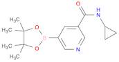 N-Cyclopropyl-5-(4,4,5,5-tetramethyl-1,3,2-dioxaborolan-2-yl)nicotinamide