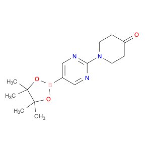 1-(5-(4,4,5,5-Tetramethyl-1,3,2-dioxaborolan-2-yl)pyrimidin-2-yl)piperidin-4-one