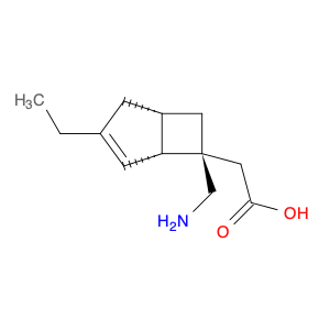 2-((1R,5S,6S)-6-(aminomethyl)-3-ethylbicyclo[3.2.0]hept-3-en-6-yl)acetic acid