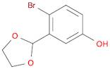 4-bromo-3-(1,3-dioxolan-2-yl)phenol