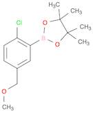 2-Chloro-5-methoxymethylphenylboronic acid pinacol ester