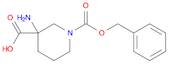 1-((BENZYLOXY)CARBONYL)-3-AMINOPIPERIDINE-3-CARBOXYLIC ACID