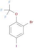 2-Bromo-4-iodophenyl trifluoromethyl ether, 2-Bromo-4-iodo-α,α,α-trifluoroanisole