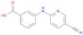 3-(5-cyanopyridin-2-ylamino)benzoic acid