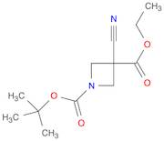 Ethyl 1-Boc-3-cyanoazetidine-3-carboxylate