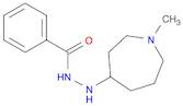 Benzoic acid, 2-(hexahydro-1-Methyl-1H-azepin-4-yl)hydrazide