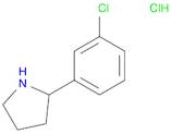 2-(3-chlorophenyl)pyrrolidine hydrochloride