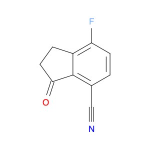 7-Fluoro-3-oxo-2,3-dihydro-1H-indene-4-carbonitrile