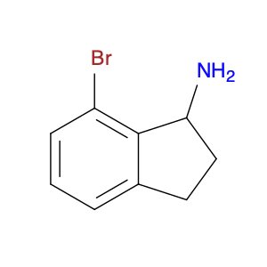 1H-Inden-1-amine, 7-bromo-2,3-dihydro-