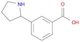 3-(PYRROLIDIN-2-YL)BENZOIC ACID