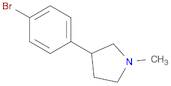 3-(4-BROMOPHENYL)-1-METHYLPYRROLIDINE