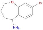 8-bromo-2,3,4,5-tetrahydro-1-benzoxepin-5-amine