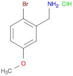 (2-bromo-5-methoxyphenyl)methanaminehydrochloride