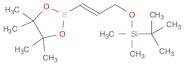 (E)-3-(tert-Butyldimethylsilyloxy)propene-1-yl-boronic acid pinacol ester