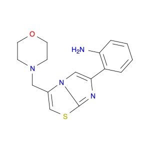 2-(3-(Morpholinomethyl)imidazo[2,1-b]thiazol-6-yl)aniline