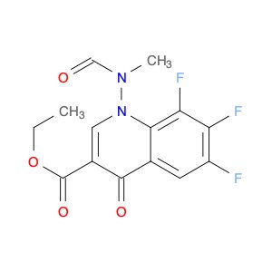 6,7,8-Trifluoro-1-(formylmethylamino)-1,4-dihydro-4-oxo-3-quinolinecarboxylic acid ethyl ester