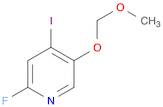 2-fluoro-4-iodo-5-(MethoxyMethoxy)pyridine