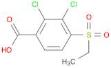 2,3-Dichloro-4-(ethylsulfonyl)benzoic acid