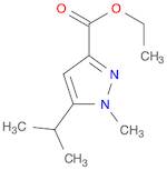 1H-pyrazole-3-carboxylic acid, 1-Methyl-5-(1-Methylethyl)-, ethyl ester