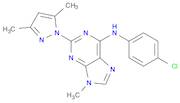 N-(4-chlorophenyl)-2-(3,5-diMethyl-1H-pyrazol-1-yl)-9-Methyl-9H-purin-6-aMine