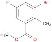 methyl 3-bromo-5-fluoro-2-methylbenzoate