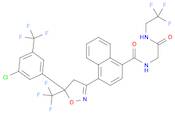 4-[5-[3-Chloro-5-(trifluoromethyl)phenyl]-4,5-dihydro-5-(trifluoromethyl)-3-isoxazolyl]-N-[2-oxo-2…