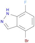 1H-Indazole, 4-broMo-7-fluoro-