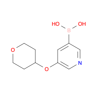 5-(tetrahydro-2H-pyran-4-yloxy)pyridin-3-ylboronic acid