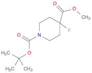 Methyl 1-Boc-4-fluoropiperidine-4-carboxylate