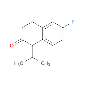 2(1H)-NAPHTHALENONE, 6-FLUORO-3,4-DIHYDRO-1-(1-METHYLETHYL)-