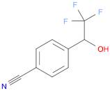 Benzonitrile, 4-(2,2,2-trifluoro-1-hydroxyethyl)- (9CI)