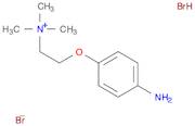 2-(4-Aminophenoxy)-N,N,N-trimethylethanaminium bromide hydrobromide