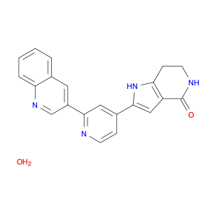 2-(2-(Quinolin-3-yl)pyridin-4-yl)-6,7-dihydro-1H-pyrrolo[3,2-c]pyridin-4(5H)-one hydrate