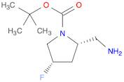 tert-butyl (2S,4S)-2-(aminomethyl)-4-fluoropyrrolidine-1-carboxylate