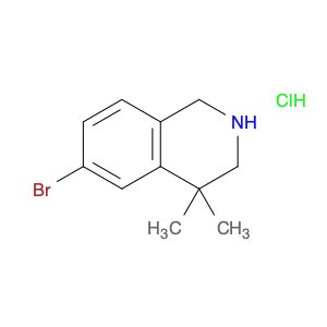 6-broMo-4,4-diMethyl-1,2,3,4-tetrahydroisoquinoline hydrochloride